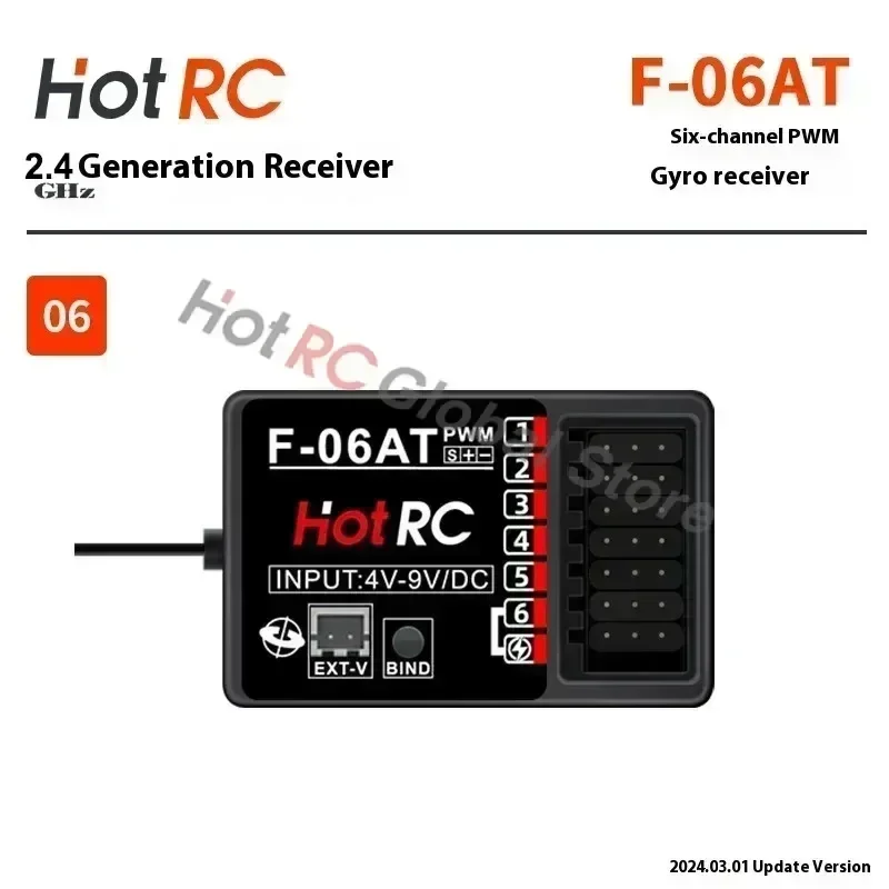 Receptor Giroscópico HOTRC 2.4 - Drone Racing Receiver reseña y precio