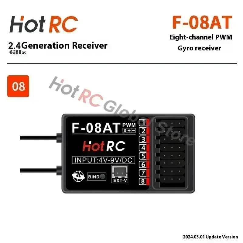 Receptor Giroscópico HOTRC 2.4 - Drone Racing Receiver reseña y precio