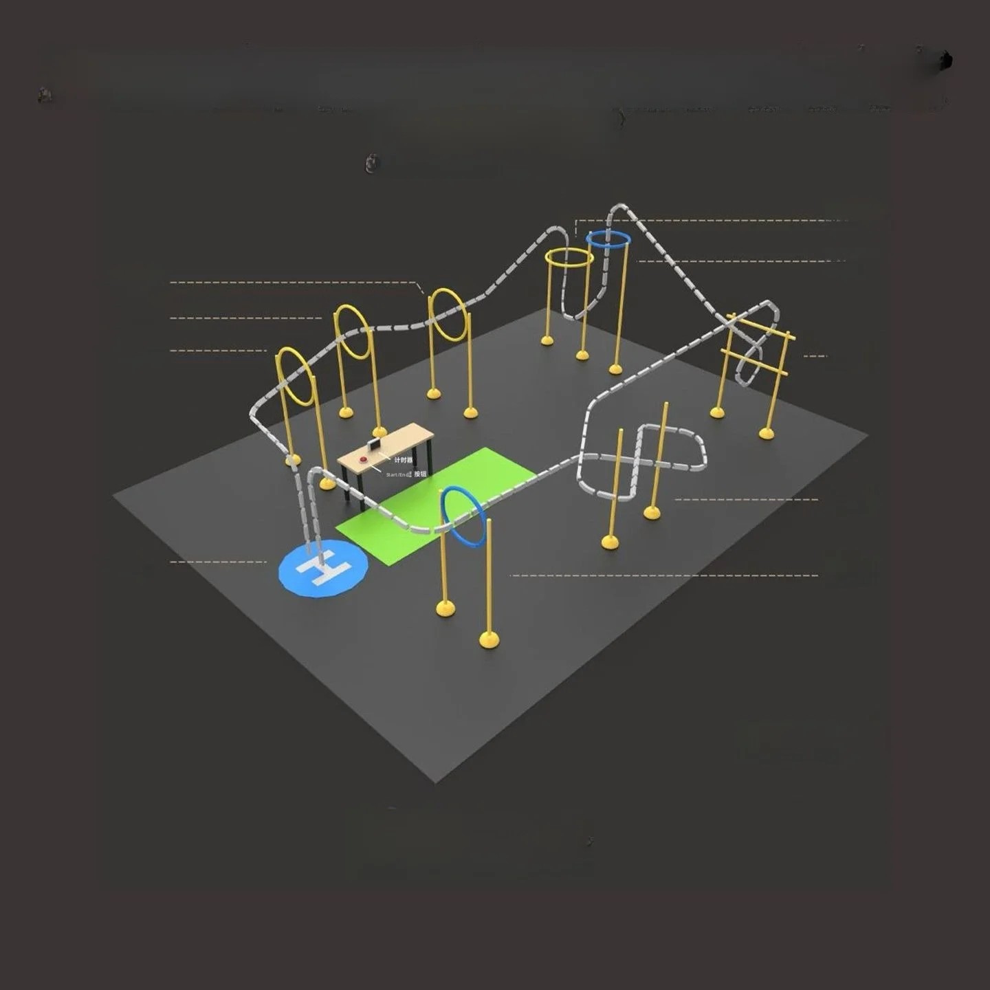 Equipo de entrenamiento para d - Drone Racing Gate reseña y precio