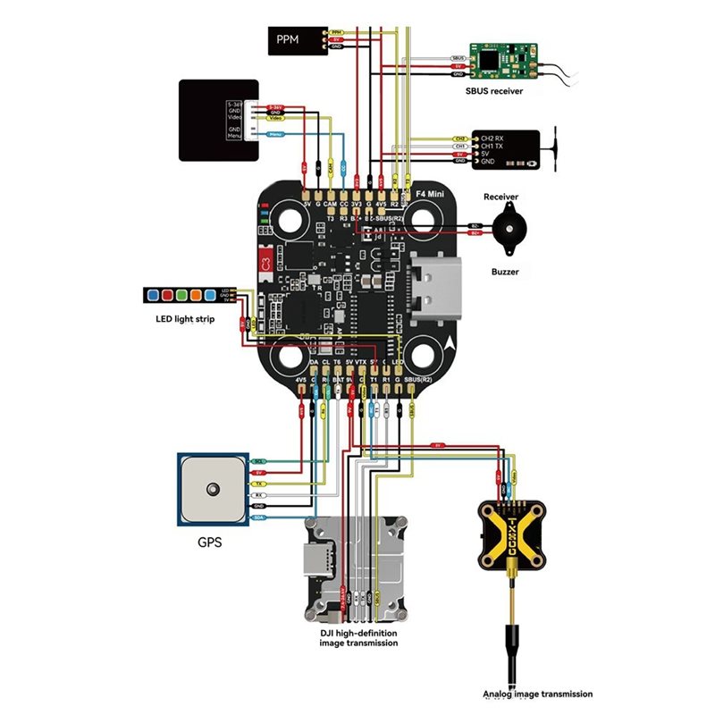 B92B para SpeedyBee F405 Mini  - Drone Racing Flight Controller reseña y precio