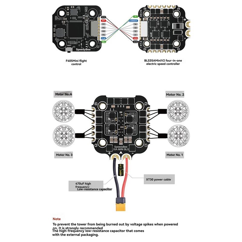 B92B para SpeedyBee F405 Mini  - Drone Racing Flight Controller reseña y precio