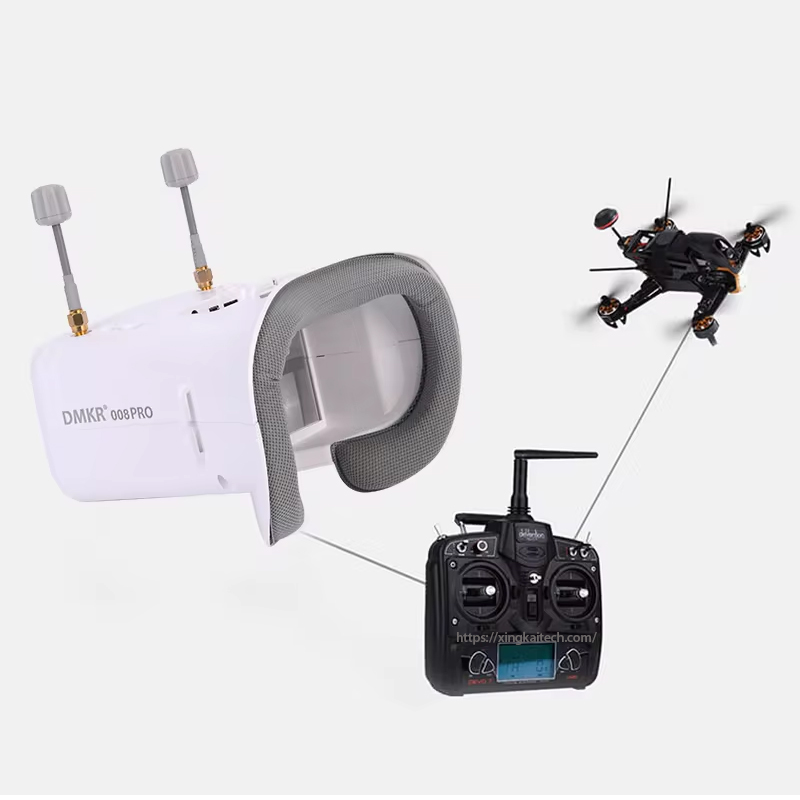 5,8G 4,3 pulgadas HD LCD FPV g - Drone Racing Goggles reseña y precio