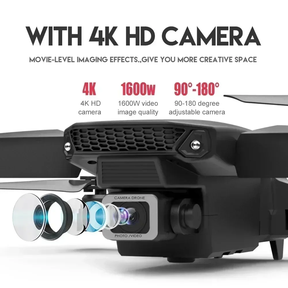 E88 Pro WIFI FPV Drone gran an - Drone Racing Camera reseña y precio